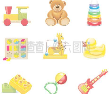 童趣的色彩 儿童玩具图标图片的创意与意义