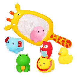 贝恩施长颈鹿宝宝洗澡玩具 启迪智趣每一步